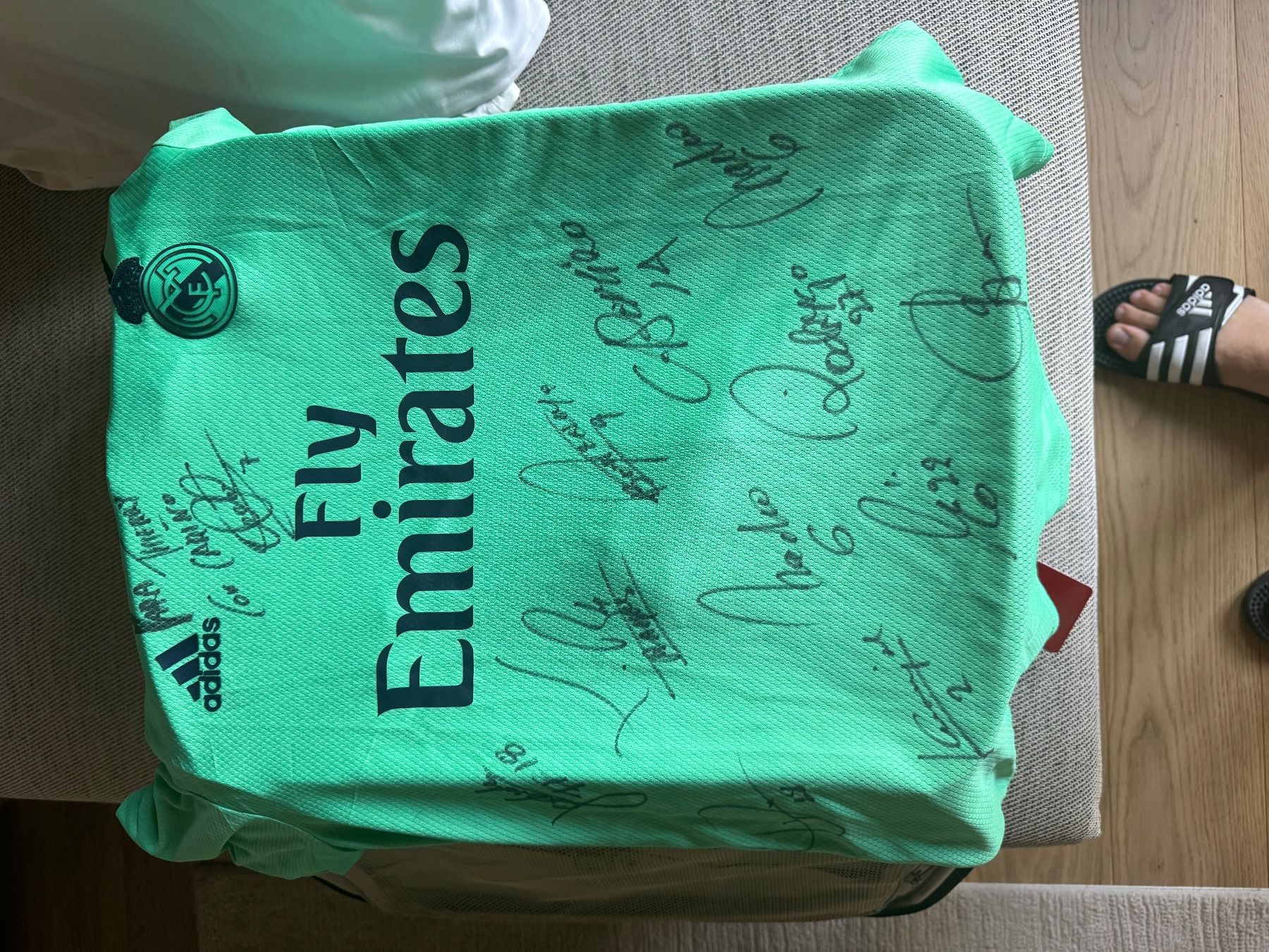 Real Madrid Canottiere & Pantaloni: Maillot Real Madrid Hazard vert – Nuovo (secondo la descrizione) da Lonay venduto da inf_m2ym