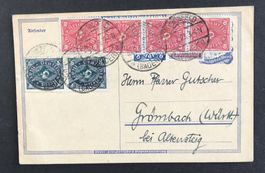 POSTKARTE DEUTSCHES REICH