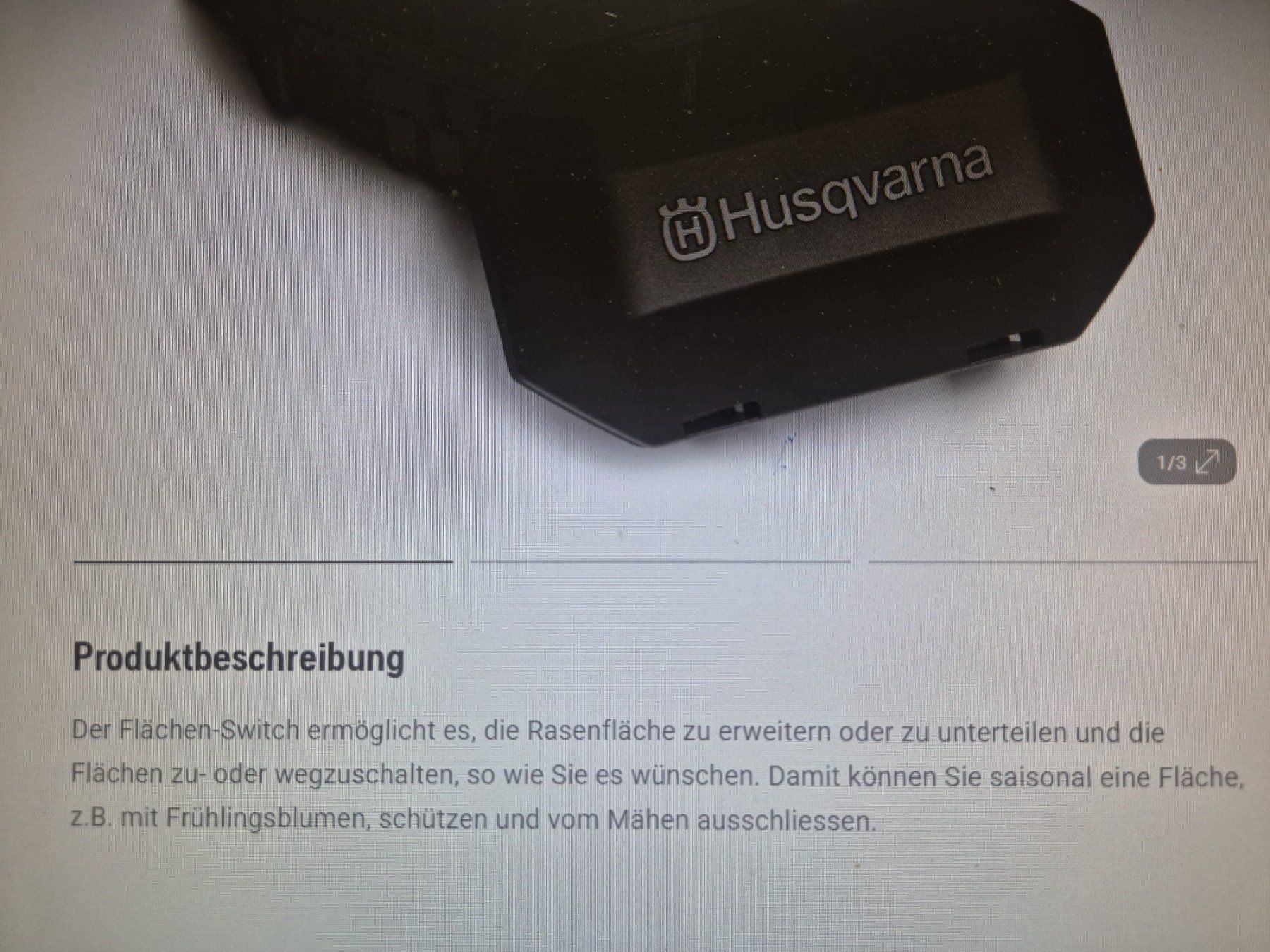 Husqvarna Tagliaerba: Husqvarna Flächen-Switch Automower – Nuovo e nell'imballaggio originale da Niederglatt ZH venduto da Hinti50 3