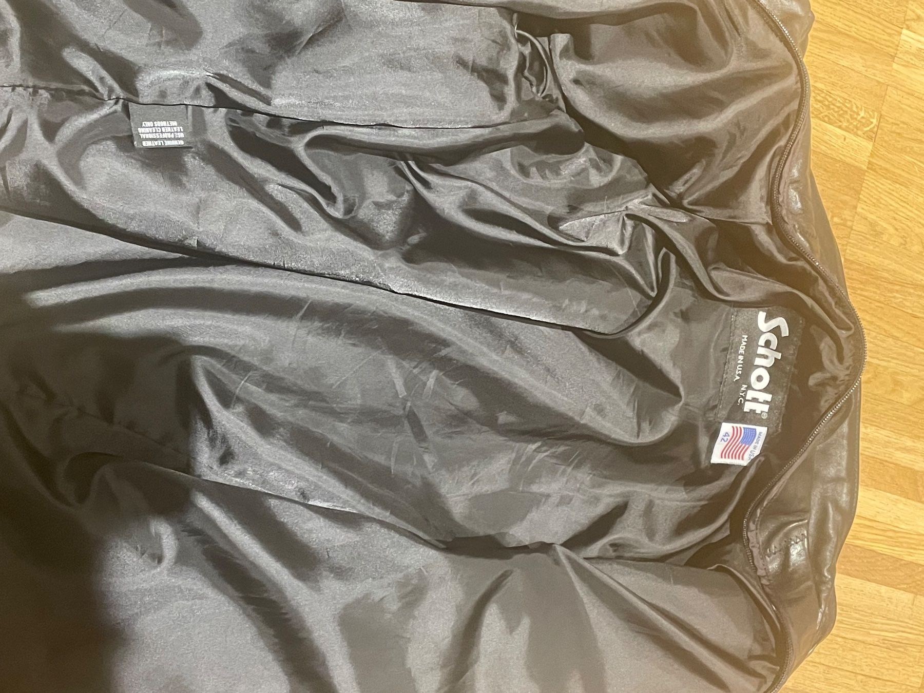 Schott Jacken: Schott USA 141 Lederjacke US Gr 42 – Gebraucht aus Zürich von fritzbachmann 3