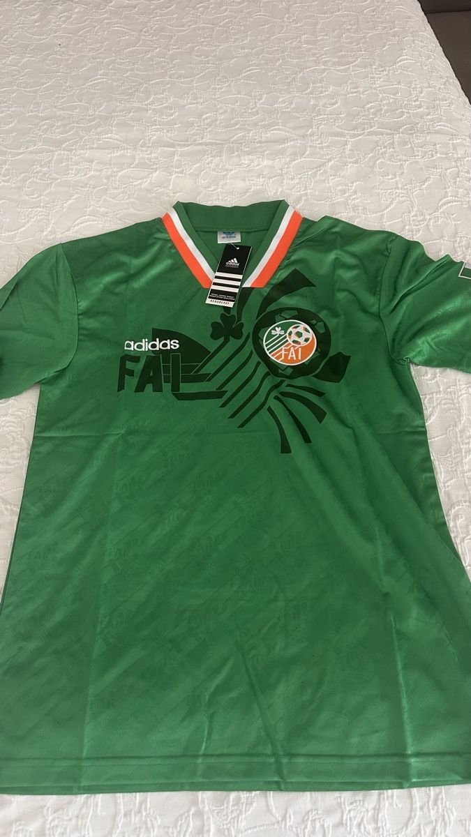 Adidas Canottiere & Pantaloni: Ireland Jersey World Cup 1994 – Nuovo e nell'imballaggio originale da Oberrieden venduto da jon_5cl2