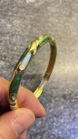 💚 Schöner Armreif mit floralem Muster ~ Modeschmuck