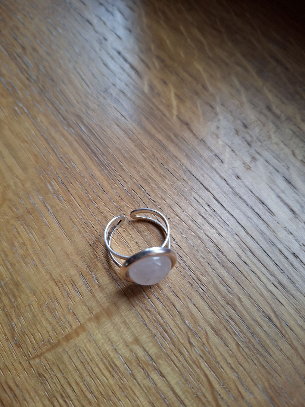 Anelli: Bague ajustable argentée avec quartz rose – Nuovo (secondo la descrizione) da Gumefens venduto da izalala 2