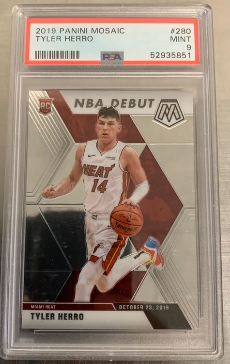 Herro PSA 10 Tyler Herro Rookie Card 2019-20 Panini Illusions #175