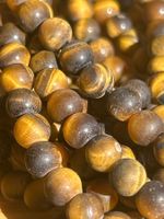 Strang matte tiger eye Kugeln / stone beads 8 mm