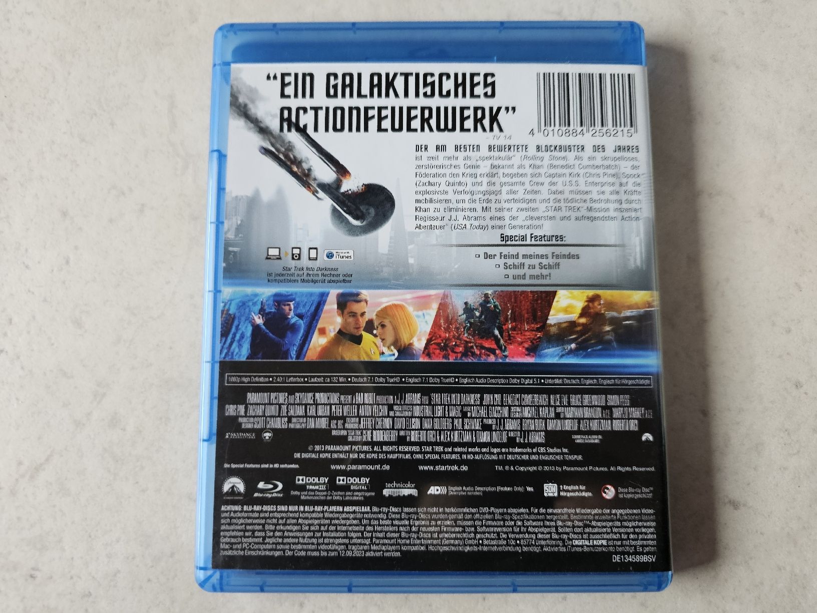 Alle DVDs: Star Trek  -  Into Darkness  /  Bluray – Gebraucht aus Schneisingen von backstore24 1