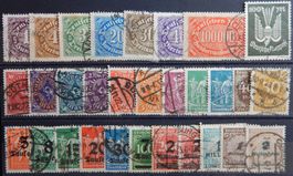 Deutsches Reich ex. Kat. 170-326 gest. 1921/23
