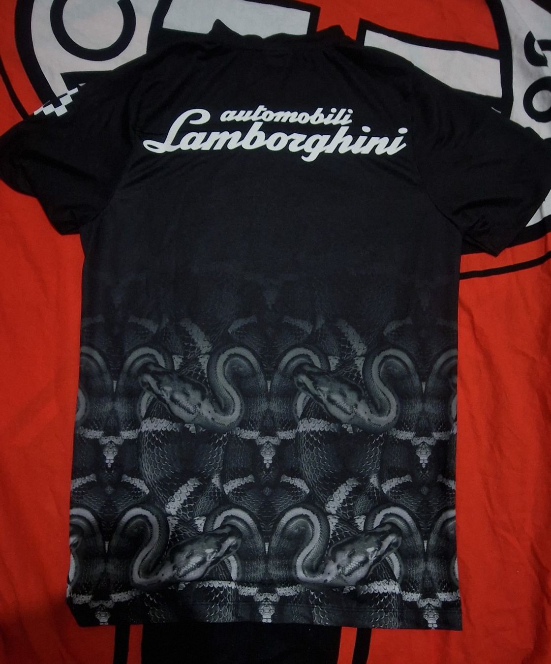 Marcelo burlon T-shirt: T-shirt Marcelo Burlon Lamborghini – Usato da Mont-sur-Lausanne venduto da Didinho 1