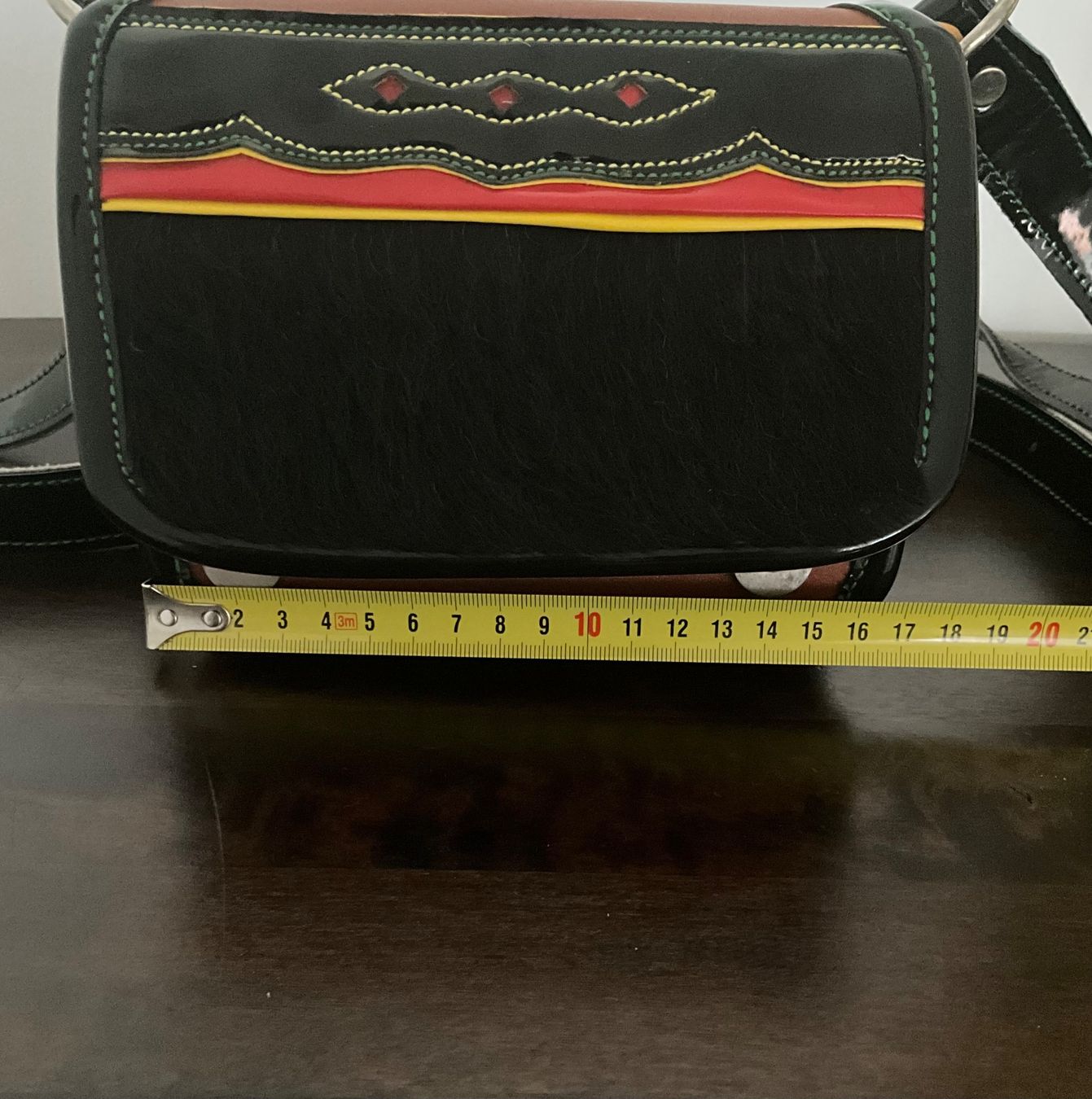 Vera Pelle Borse: Ledertasche in einem speziellen Design – Nuovo e nell'imballaggio originale da Bern venduto da Javero 2