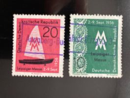 DDR 1956 Satz Leipziger Herbstmesse Stempel beachten!