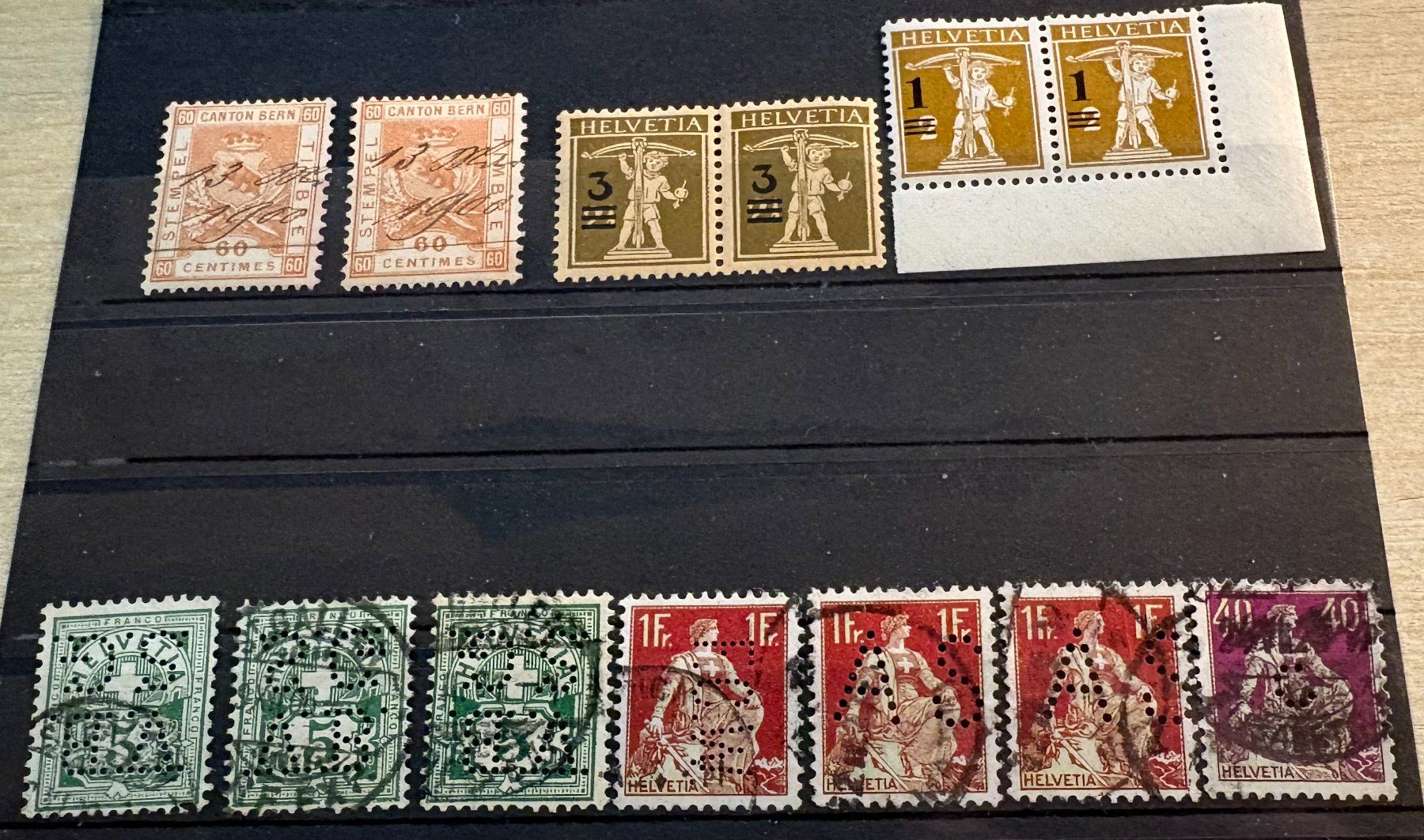 Tous les timbres: LOT SCHWEIZER BRIEFMARKEN – D'occasion à Ostermundigen par crazy-horse-1840
