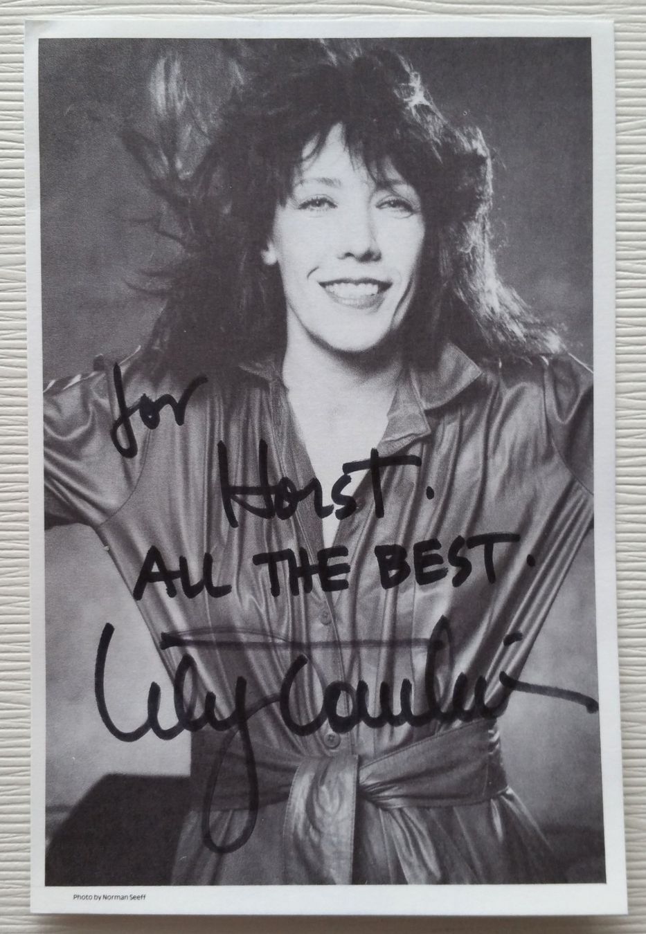 Autografi: Lily Tomlin, signiertes Original-Autogramm, 1992 – Usato da Oberriet SG venduto da Manick