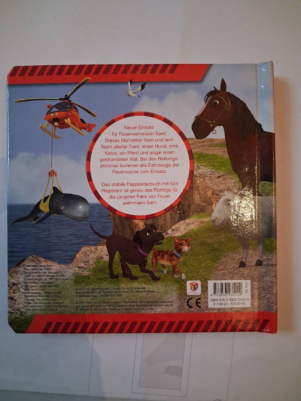 Libri: Feuerwehrmann Sam - Sam rettet die Tiere - Pappbilderbuch – Usato da Weiach venduto da Musikmaengu 1