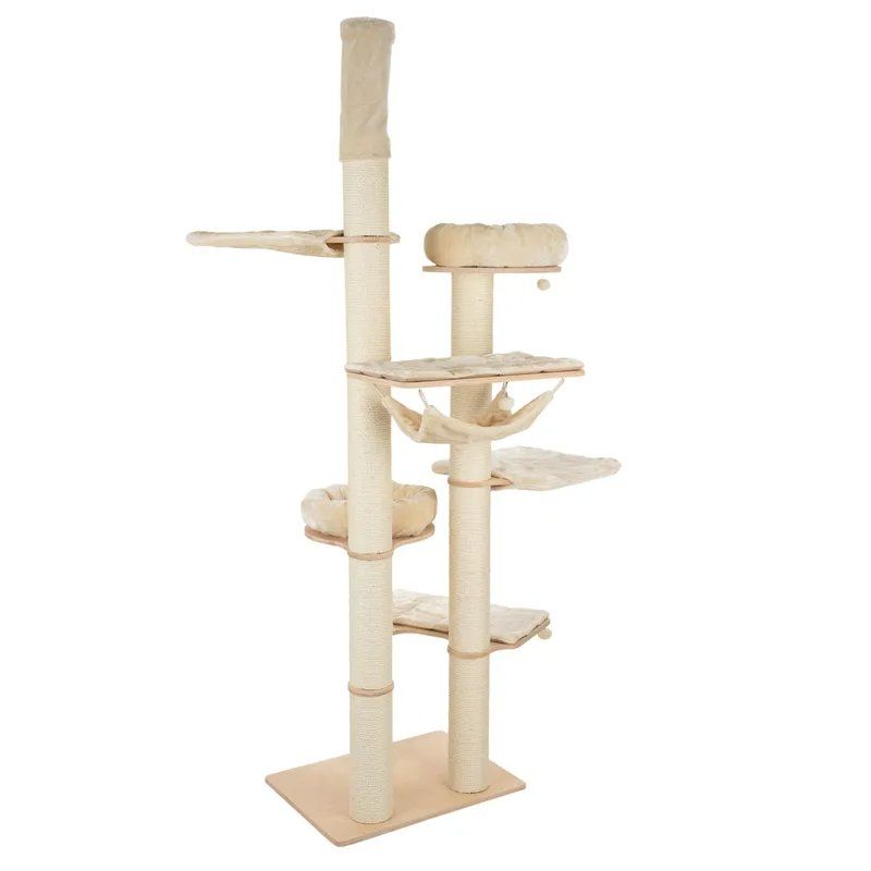 Tiragraffi: Katzenbaum - Natural Paradise Deckenspanner Amaryllis, creme – Usato da Flüelen venduto da Magda_und_Tom