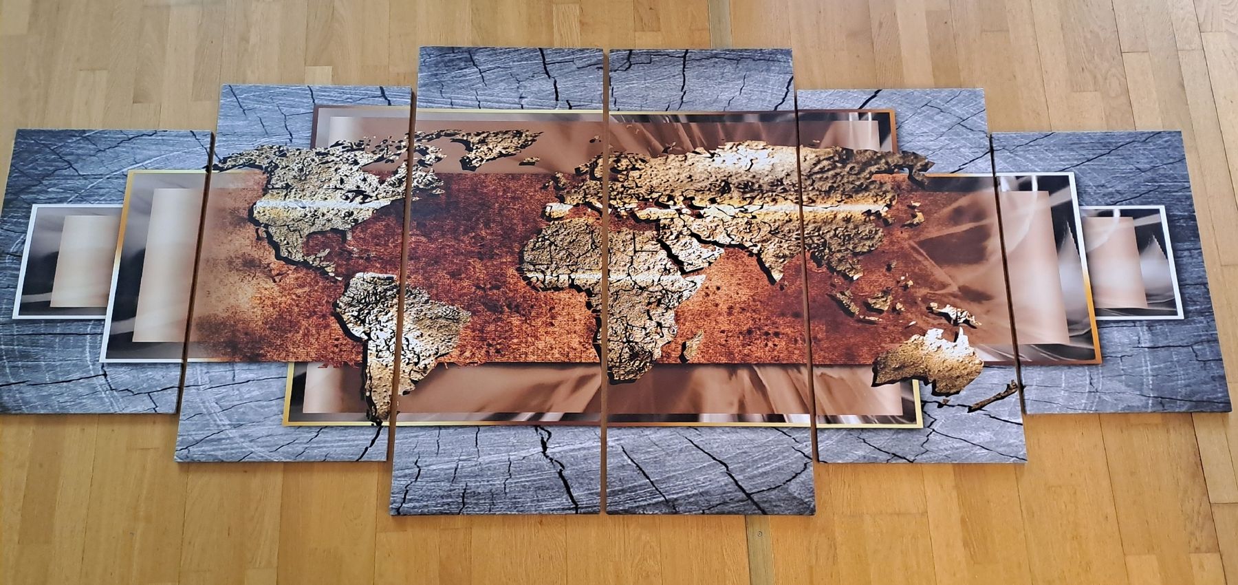 Foto & Immagini: Wandbild Welt , 6-teilig – Usato da Ebikon venduto da sunneschii100 1
