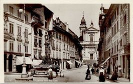 Solothurn Hauptgasse - St. Ursenkirche Nr.20787 ,  ca.1920
