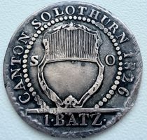 Solothurn 1 Batzen 1826 – Schweizer Kantonsmünze 