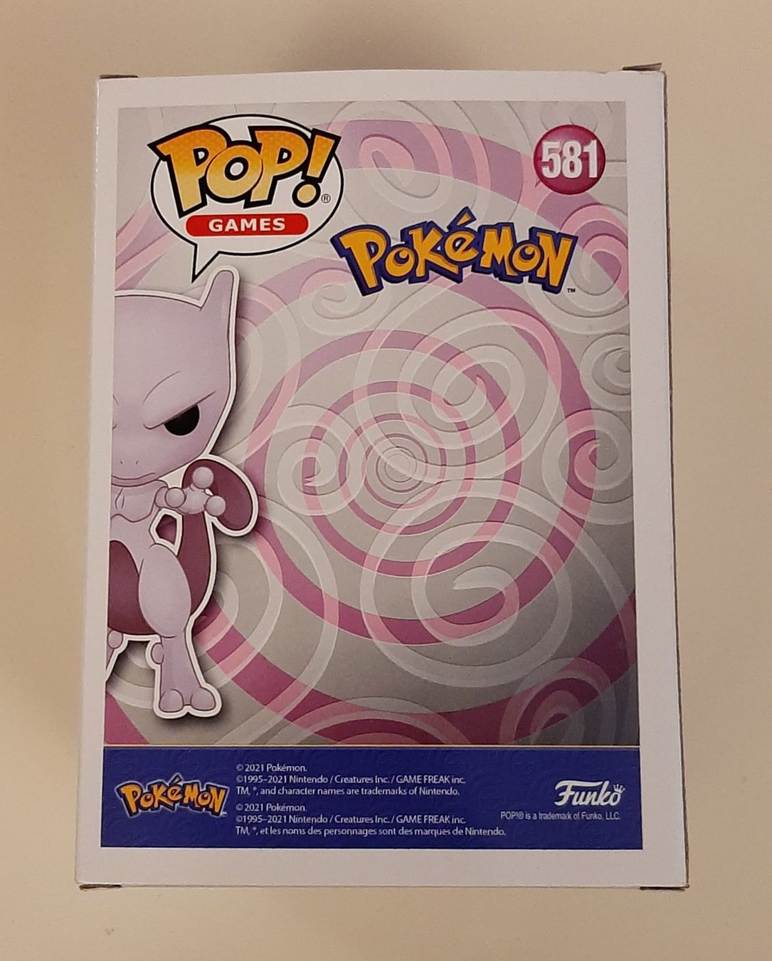 Funko Figuren: Funko Pop Pokémon Mewtwo / Mewtu 581 – Neu und originalverpackt aus Regensdorf von 8Collect 2