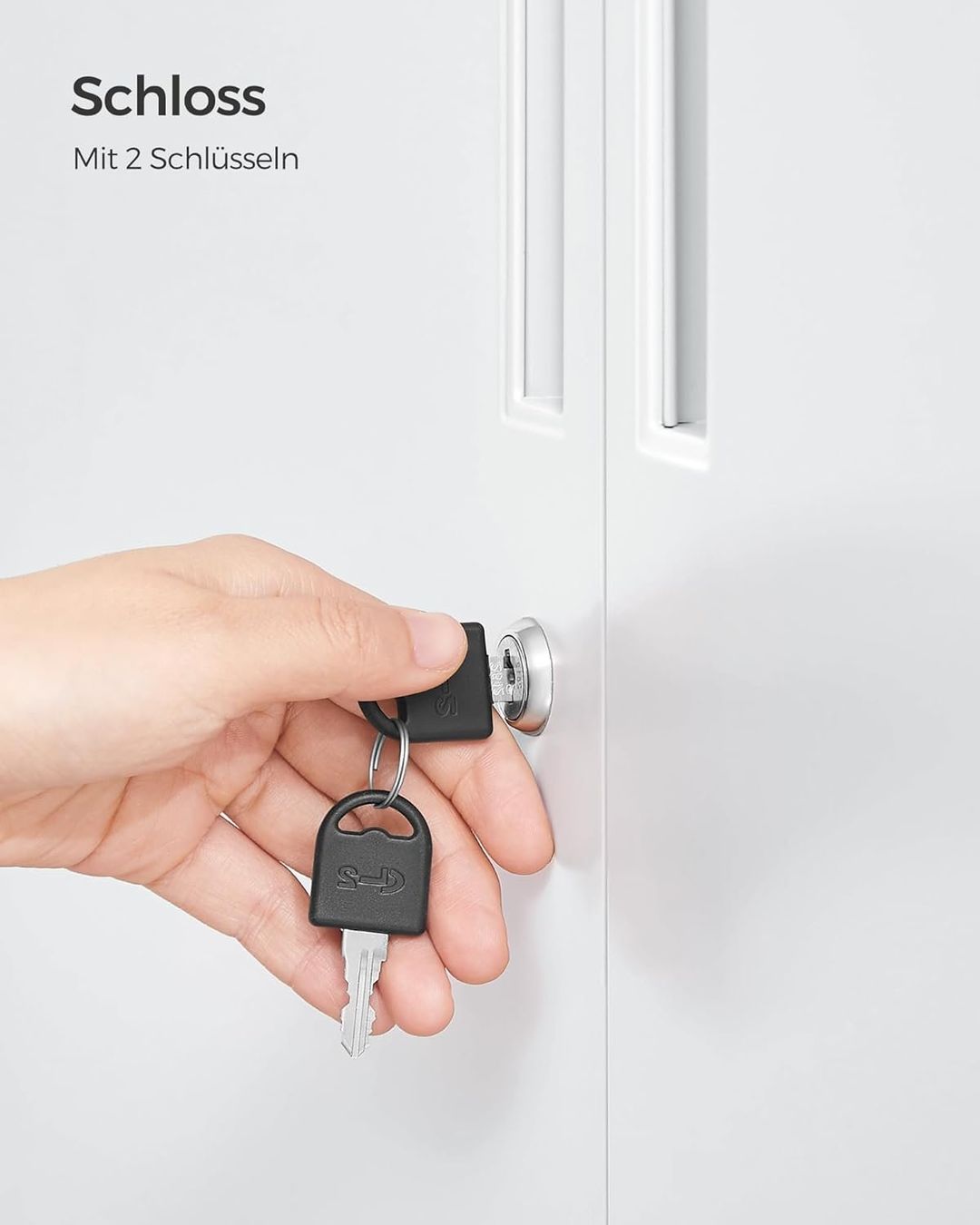 Altro materiale per ufficio: Aktenschrank mit 2 Türen Grau – Nuovo e nell'imballaggio originale da Bottighofen venduto da zaap 7