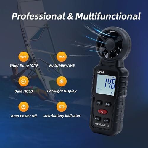 Mesurer: 3 1 Handheld Digital Anemometer Windmesser Windmessgerät – Neuf avec emballage d'origine à Hundwil par Pakethase 2