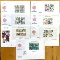 1981 - 1992 / Monaco - FDC mit Blocks Die Vier  Jahreszeiten