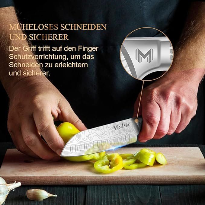 Coltelli: Küchenmesser Set Edelstahl, 5pcs – Nuovo e nell'imballaggio originale da Oberentfelden venduto da abz_l7vm 4