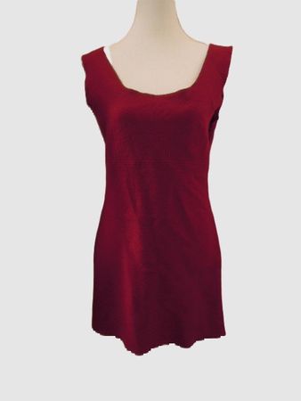 s.Masse Gr. 36 kurzes Wollkleid weinrot von PETITE FLEUR