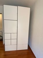 Kleiderschrank VISTHUS weiss/grau 122X59X216 cm