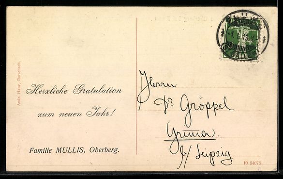 Cartoline postali: AK Flums, Kurhaus Oberberg im Winter – Usato da Berlin venduto da bartko-reher 1