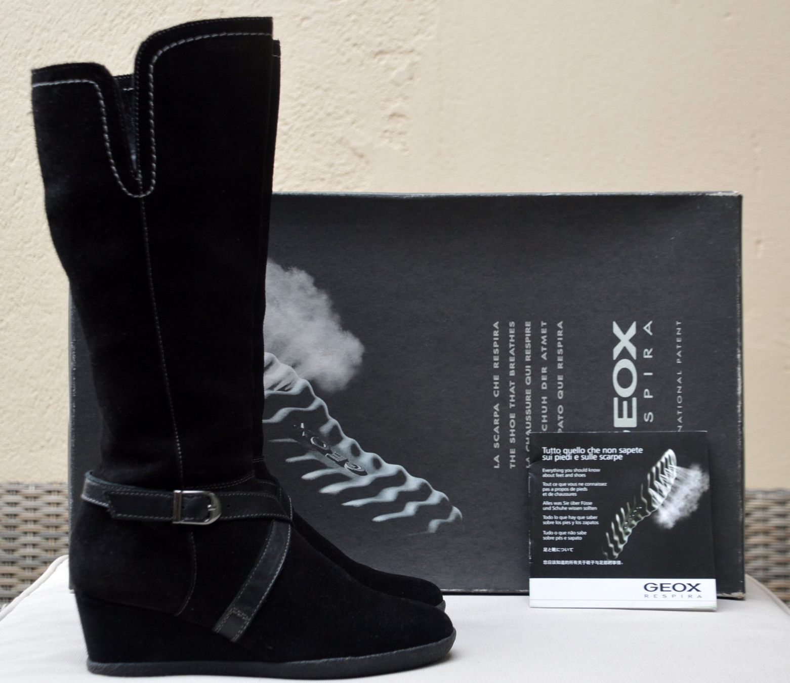 Geox Damenschuhe: Geox Amelia Boots / bottes .38 – Gebraucht aus Collonges von arashee 1