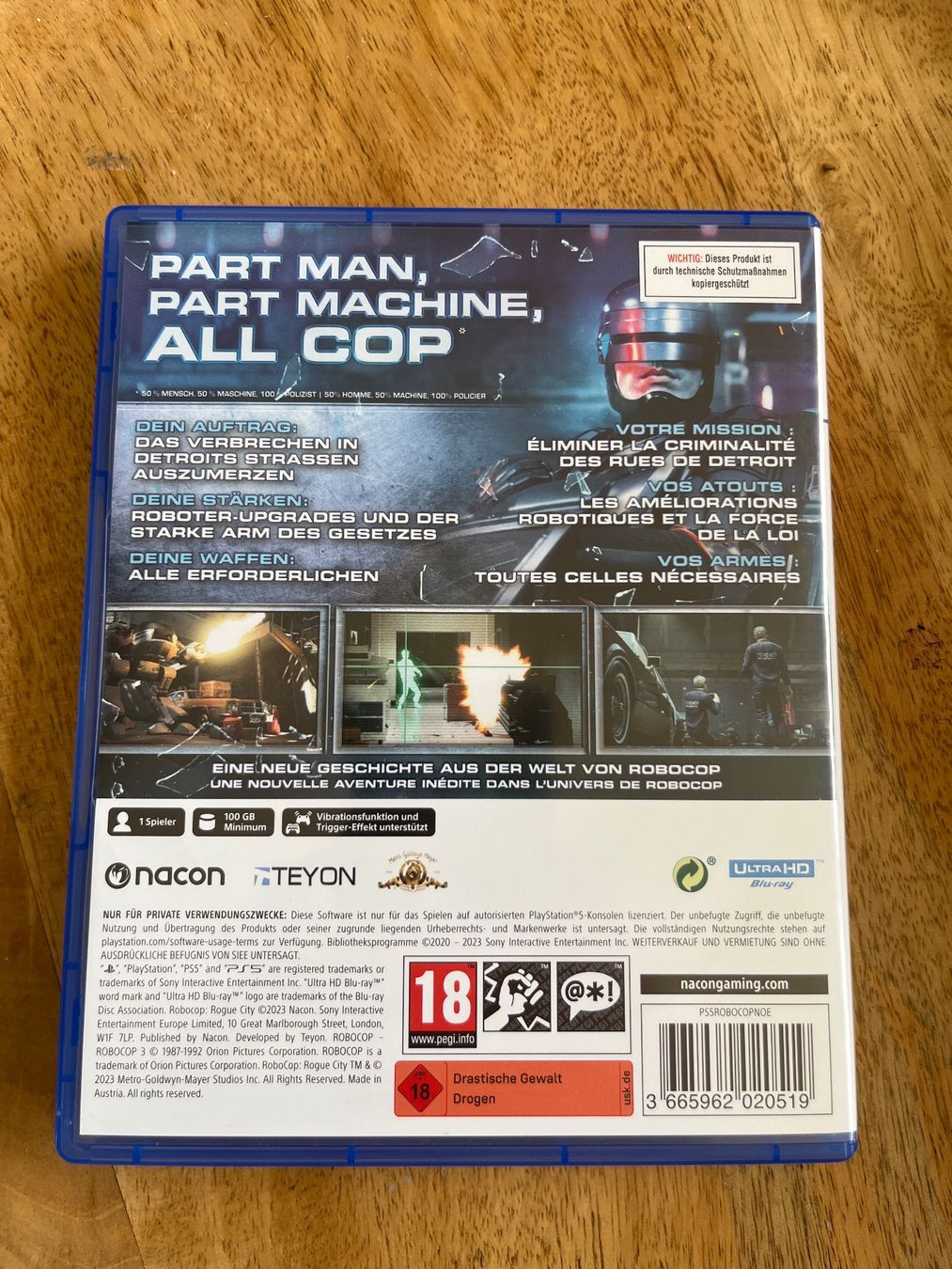 Sony Spiele: RoboCop Rogue City PS5 gebraucht – Gebraucht aus Unterengstringen von Speedfight84 1