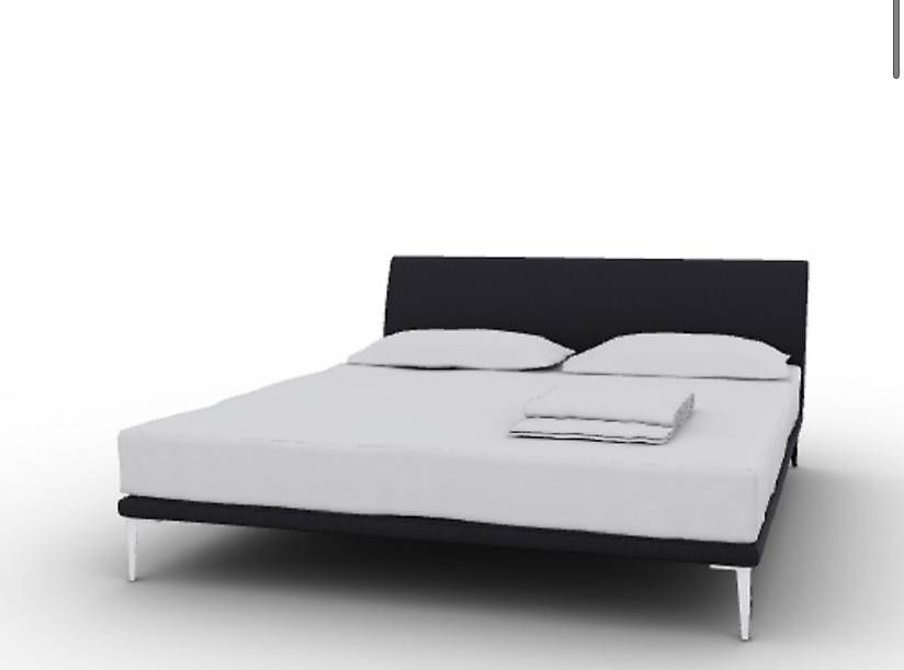 Betten: Cappellini bed grey wool 160x200 – Gebraucht aus Thônex von Louisaben1