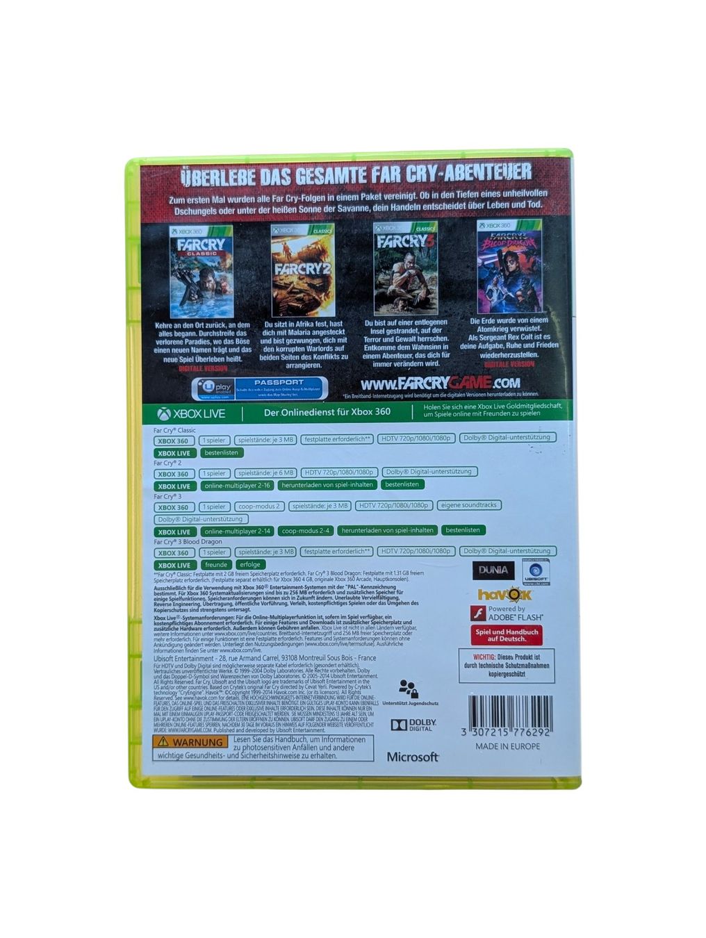 Microsoft Jeux: Far Cry The Wild Expedition Xbox 360 – D'occasion à Domat/Ems par IsseldorsShop 1