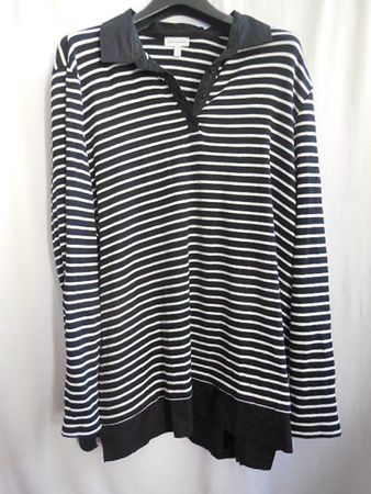 Gr. 52 / 54 Shirt mit Blusenlook