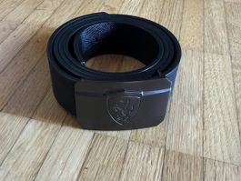 Gürtel Ferrari schwarz Grösse 90 guter Zustand