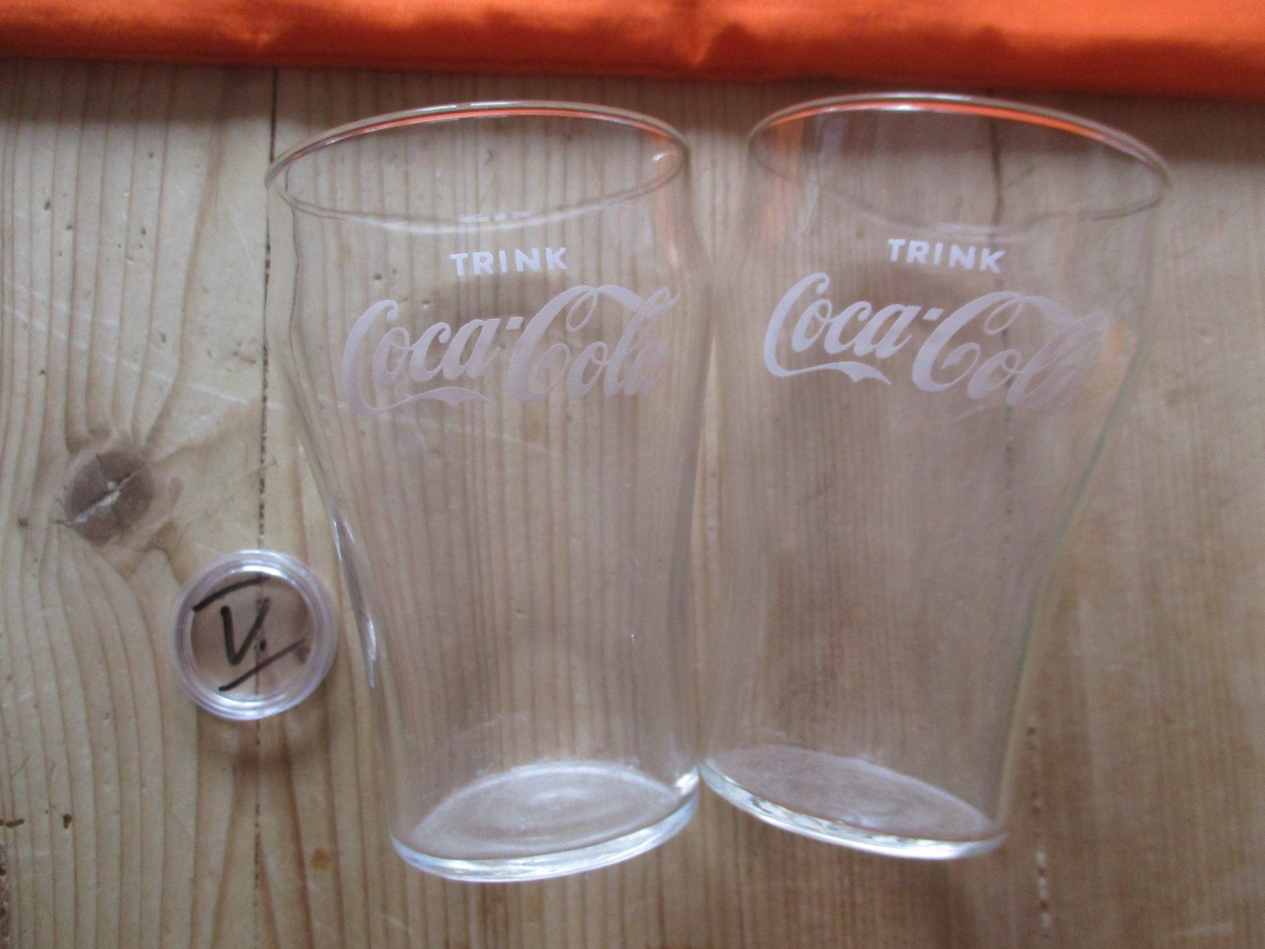 Coca-Cola Bicchieri: 2 x Coca Cola Glas – Usato da Birsfelden venduto da alles-muss-raus