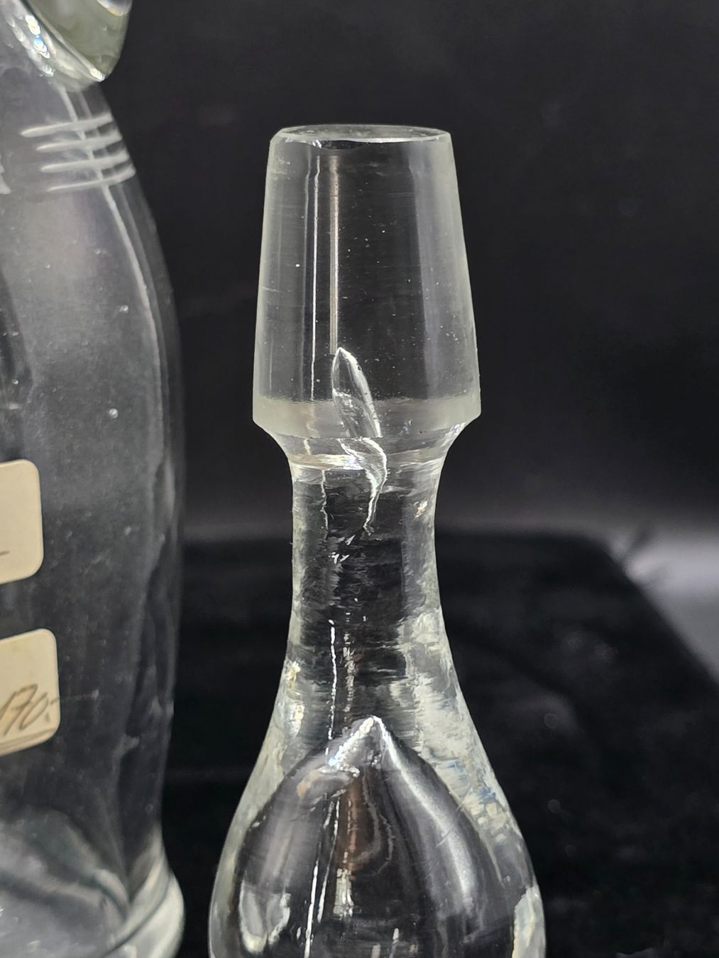 Caraffe: Antike Likörkaraffe mit 6 Gläser ca. 1890 Ja. – Usato da Rorschacherberg venduto da snOOpydOg11 6