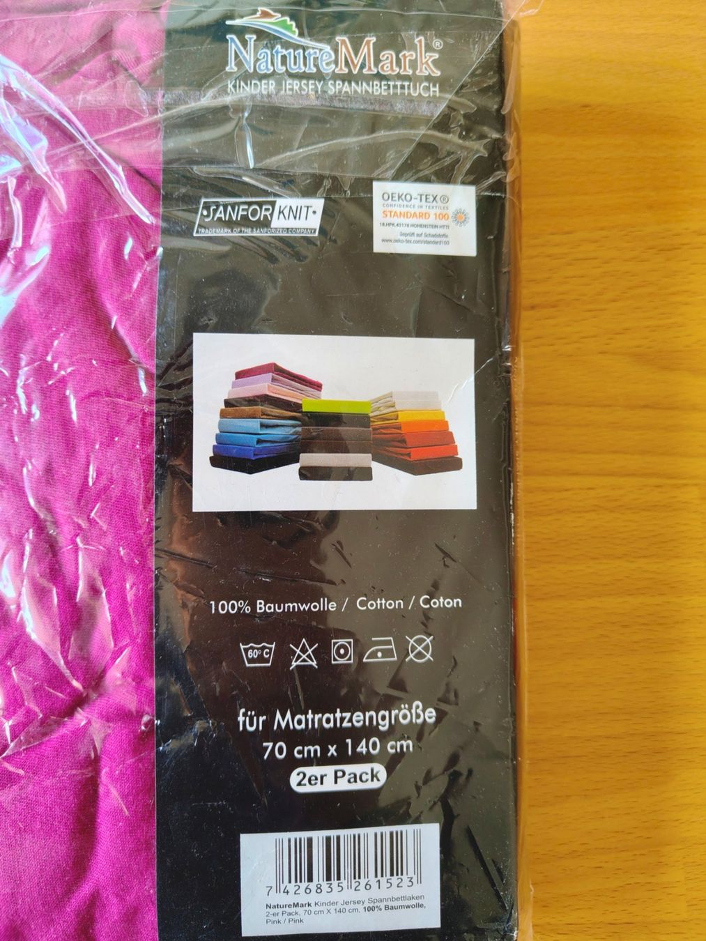 Biancheria da letto: 2 Spannbettlaken NEU 70x140 cm – Usato da Thun venduto da rundumadumli 1