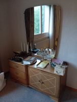 Sideboard mit Spiegel und Schubladen Holz 