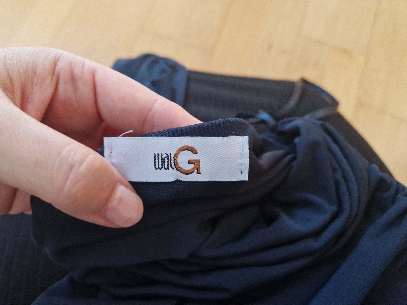 Wal G. Kleider: Blaues Jerseykleid WAL G., 34/XS – Neu (gemäss Beschreibung) aus Frasnacht von MiraBelle79 4