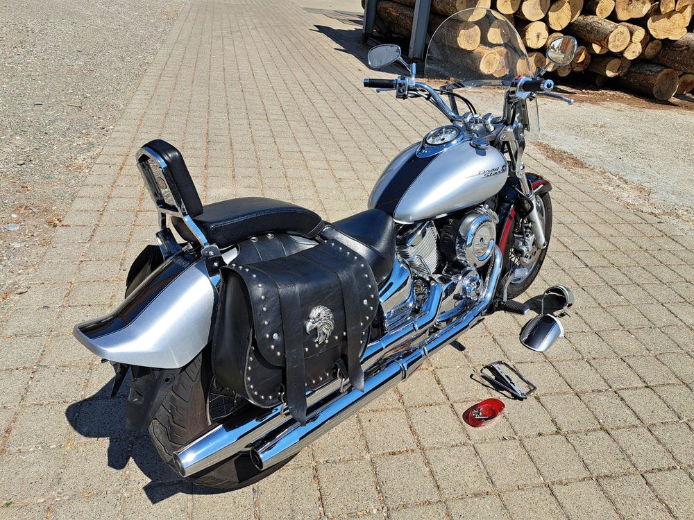 1 Paar Spiegel Chrom Für Yamaha XVS 1100 Dragstar – BikeIt Neuware