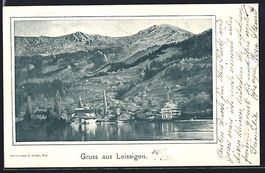 AK Leissigen, Uferpartie am Thuner See