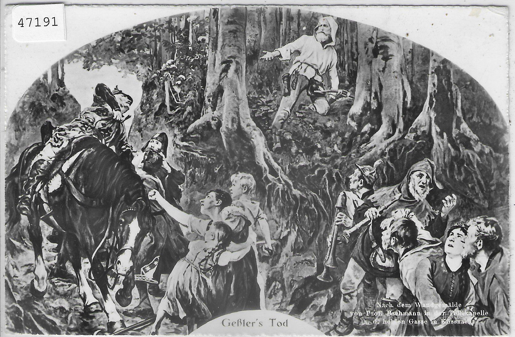 Cartoline postali: Gessler's Tod – Usato da Ettingen venduto da Kartenplanet