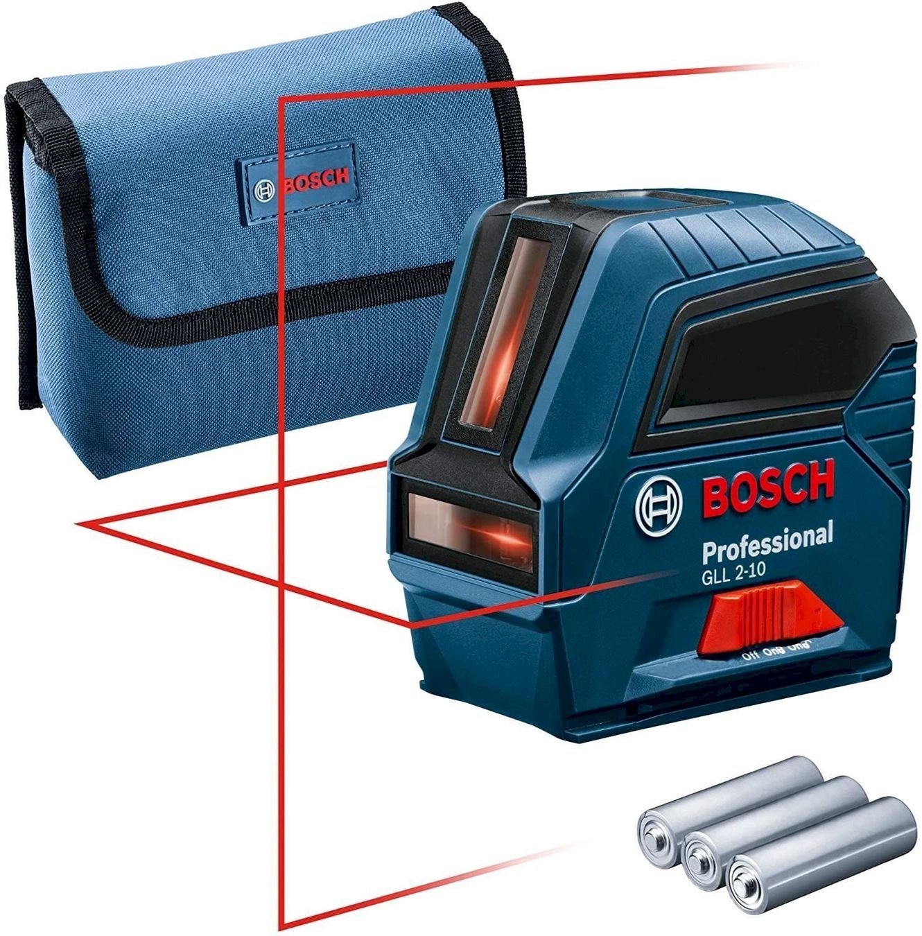 Misurare: Bosch Kreuzlinienlaser GLL 2-10 – Nuovo e nell'imballaggio originale da Bottighofen venduto da zaap