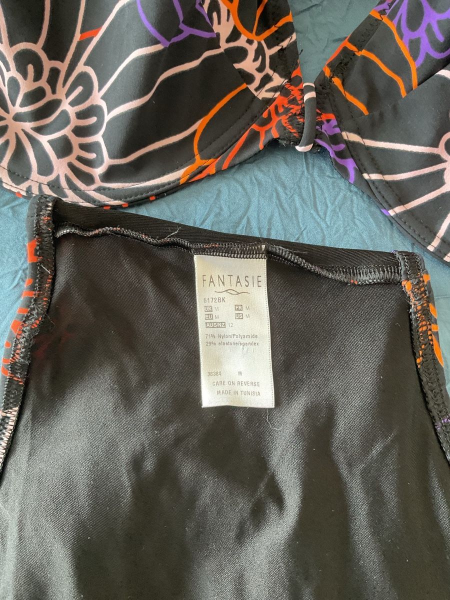 Badekleider & Bikinis: Bikini Fantasie taille 75F bas M fleuri – Neu (gemäss Beschreibung) aus Villarepos von Sglobule 5