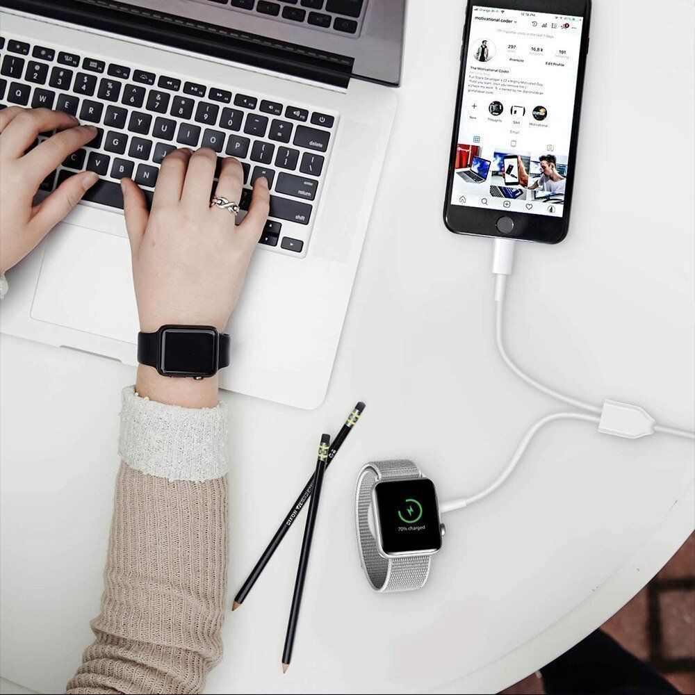 Accessori per Smartwatch: Apple Watch & iphone QI Wireless Charger – Nuovo e nell'imballaggio originale da Unterägeri venduto da RmOnline 2