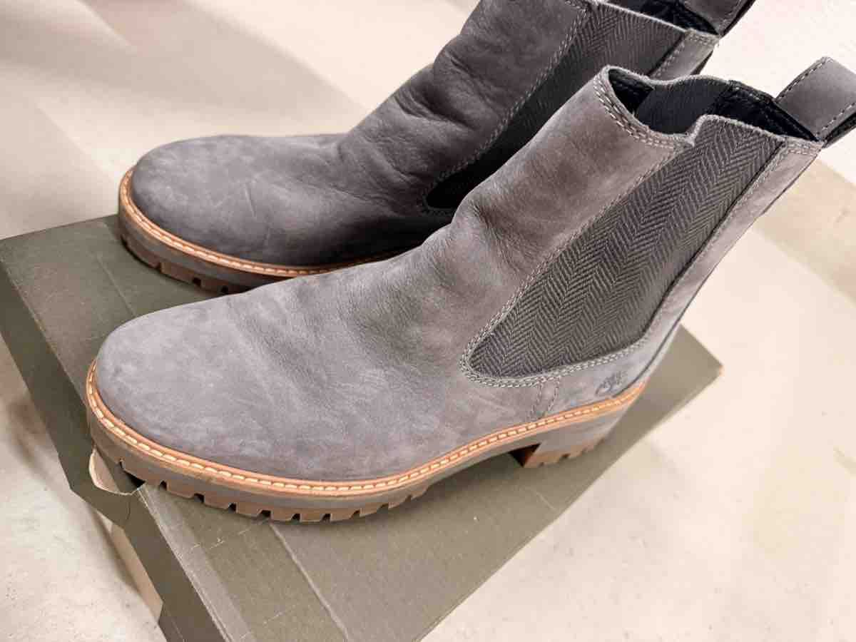 Timberland Scarpe da donna: Timberland Stiefeletten Damen Grau – Usato da Zürich venduto da leo_sf7t 2