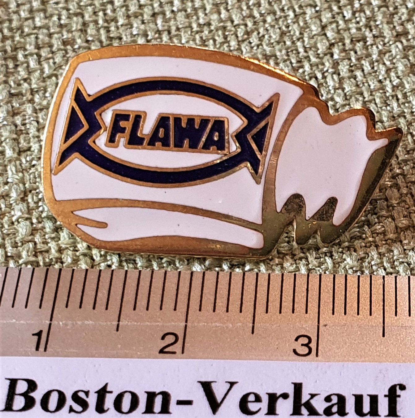 Spille: E826 - Pin Mondo - Flawa Tücher – Usato da Reinach BL venduto da Boston-Verkauf 1