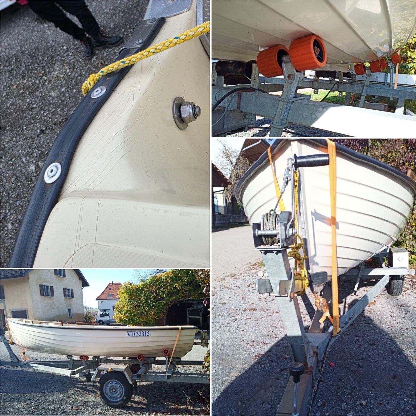 Darragh Boats Boote: Ensemble complet: Barque Darragh 14 + Remorque + Équipements – Gebraucht aus Semsales von Peyj 7
