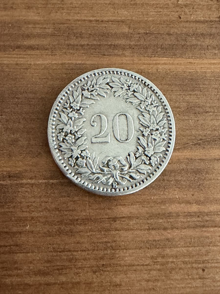 Tutti le monete: 20 Rappen 1911 – Usato da Zürich venduto da TomoDiez 1